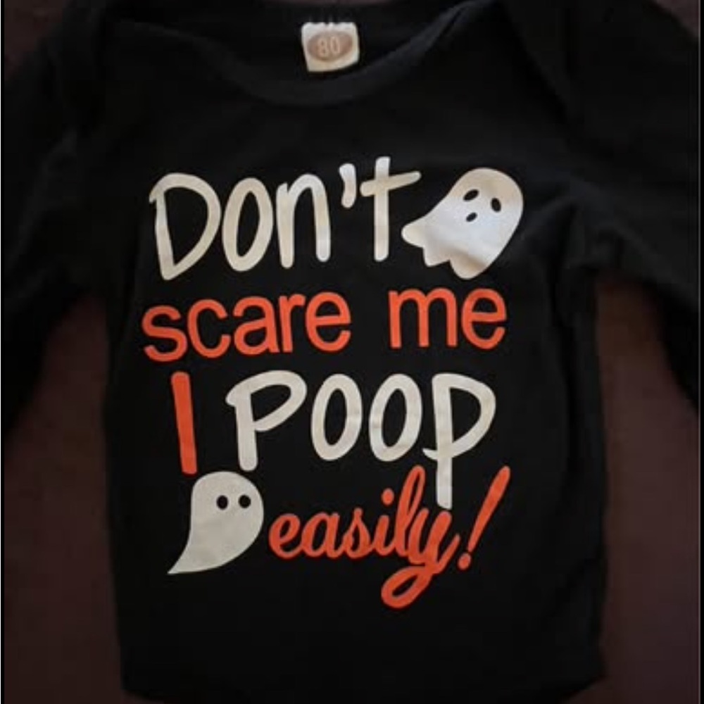 Cute baby Onesie Black 6-9 Months Halloween - Picture 2 of 3